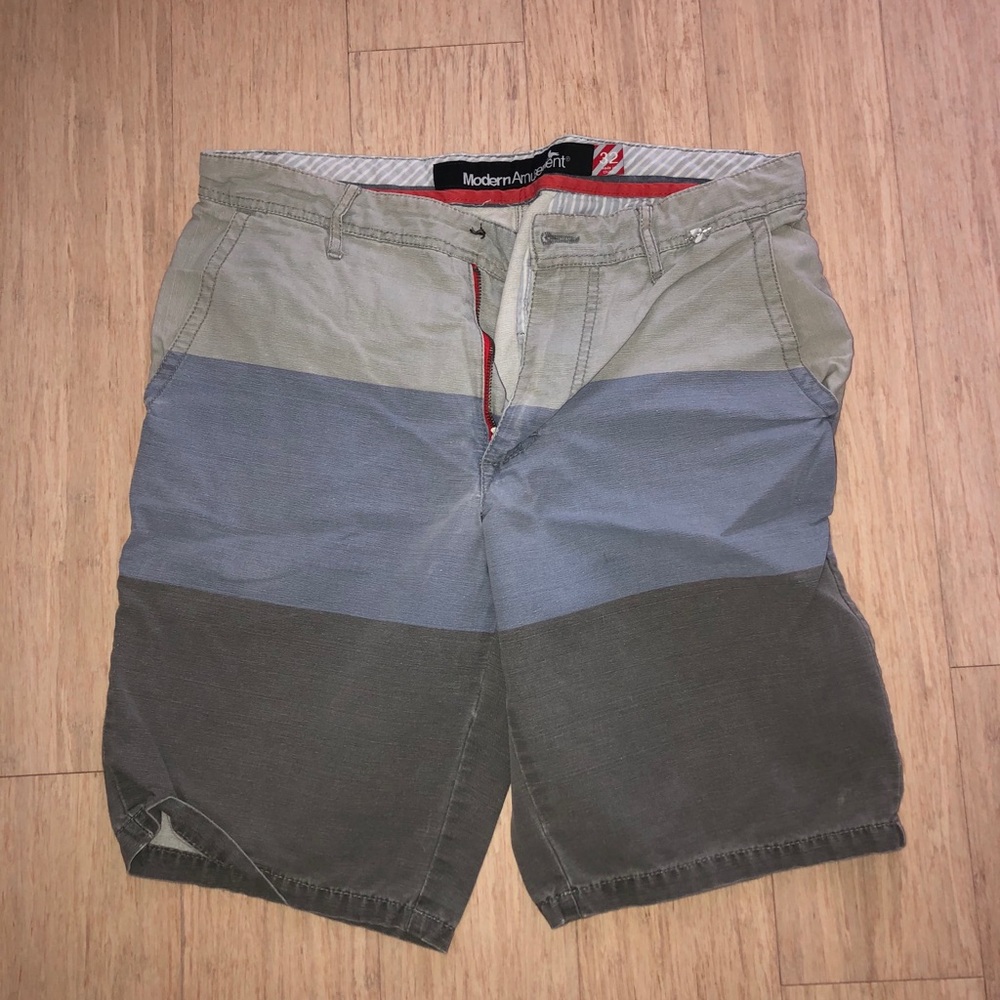 Modern Amusement Twill Stripe Shorts